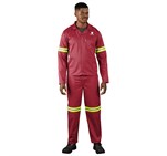 Trade Polycotton Conti Suit - Reflective Arms & Legs - Yellow Tape ALT-11010-R_ALT-11012-R_MOFR1299-LOGO