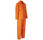 Trade Polycotton Conti Suit - Reflective Arms & Legs - Orange Tape Orange