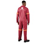 Trade Polycotton Conti Suit - Reflective Arms & Legs - Orange Tape ALT-11011-R-MOBK-01-LOGO