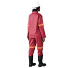 Trade Polycotton Conti Suit - Reflective Arms & Legs - Orange Tape ALT-11011-R-MOBK-02