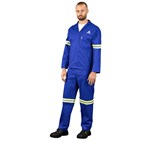 Technician 100% Cotton Conti Suit - Reflective Arms & Legs - Yellow Tape ALT-11031-RB-MOFR1699-LOGO