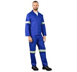 Technician 100% Cotton Conti Suit - Reflective Arms & Legs - Yellow Tape ALT-11031-RB-MOFR699