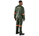 Acid Resistant Polycotton Conti Suit - Reflective Arm & Legs - Orange Tape ALT-11062-OL-MOBK-01-LOGO