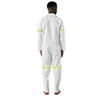 Safety Polycotton Boiler Suit - Reflective Arms & Legs - Yellow Tape ALT-11081-W-MOBK5-NOLOGO