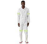 Safety Polycotton Boiler Suit - Reflective Arms & Legs - Yellow Tape ALT-11081-W-MOFR-NOLOGO