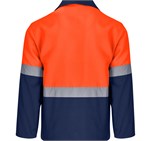 Traffic Premium Two-Tone Hi-Viz Reflective Jacket Orange