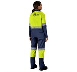 Traffic Premium Two-Tone Hi-Viz Reflective Jacket ALT-1109-Y-MOBK207-LOGO