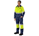 Traffic Premium Two-Tone Hi-Viz Reflective Jacket ALT-1109-Y-MOFR124-LOGO