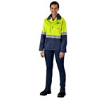 Traffic Premium Two-Tone Hi-Viz Reflective Jacket ALT-1109-Y_MOFR126-LOGO