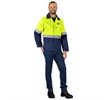 Traffic Premium Two-Tone Hi-Viz Reflective Jacket ALT-1109-Y_MOFR3399-LOGO