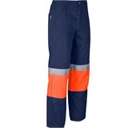 Traffic Premium Two-Tone Hi-Viz Reflective Pants Orange