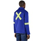 Site Premium Polycotton Jacket - Reflective Arms & Back - Yellow Tape