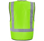 Direction En4 Hi-Viz Reflective Full Zip Vest Lime