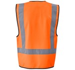 Direction En4 Hi-Viz Reflective Full Zip Vest Orange