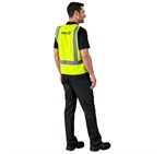 Direction En4 Hi-Viz Reflective Full Zip Vest ALT-1201-Y-MOBK111-LOGO