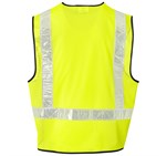 Airport Hi-Viz Reflective Full Zip Vest Yellow