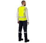 Airport Hi-Viz Reflective Full Zip Vest ALT-1202-Y_MOBK14