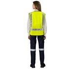 Airport Hi-Viz Reflective Full Zip Vest ALT-1202-Y_MOBK9