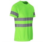 Construction Hi-Viz Reflective T-Shirt Lime