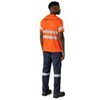 Construction Hi-Viz Reflective T-Shirt ALT-1301-O_MOBK9-LOGO