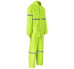 Outdoor Hi-Viz Reflective Polyester/PVC Rainsuit - Lime ALT-1601-L-GHSI