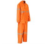 Outdoor Hi-Viz Reflective Polyester/PVC Rainsuit - Orange ALT-1601-O-GHSI