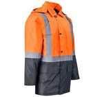 Hazard Padded Two-Tone Hi-Viz Reflective Jacket Orange