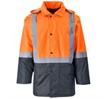 Hazard Padded Two-Tone Hi-Viz Reflective Jacket Orange