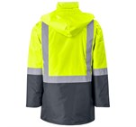 Hazard Padded Two-Tone Hi-Viz Reflective Jacket Yellow