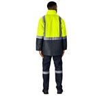 Hazard Padded Two-Tone Hi-Viz Reflective Jacket ALT-1701-Y-MOBK51