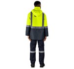 Hazard Padded Two-Tone Hi-Viz Reflective Jacket ALT-1701-Y_MOBK4-LOGO