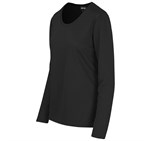 Ladies Long Sleeve All Star T-Shirt Black