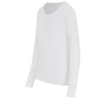 Ladies Long Sleeve All Star T-Shirt White