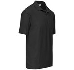 Kids Basic Pique Golf Shirt Black