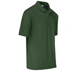 Kids Basic Pique Golf Shirt Dark Green