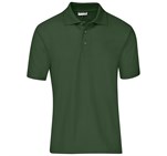 Kids Basic Pique Golf Shirt Dark Green