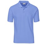 Kids Basic Pique Golf Shirt Light Blue