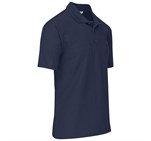 Kids Basic Pique Golf Shirt Navy