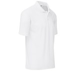 Kids Basic Pique Golf Shirt White