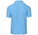 Mens Basic Pique Golf Shirt Cyan