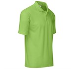 Mens Basic Pique Golf Shirt Lime