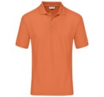 Mens Basic Pique Golf Shirt Orange