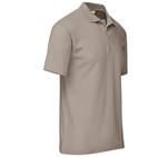 Mens Basic Pique Golf Shirt Stone