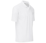 Mens Basic Pique Golf Shirt White