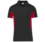 Mens Championship Golf Shirt Black Red