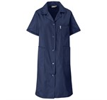 Marriot Polycotton Housecoat Navy