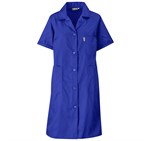 Marriot Polycotton Housecoat Royal Blue