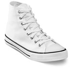 Unisex Retro High Top Canvas Sneaker White