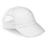 Trucker Cap - 5 Panel White