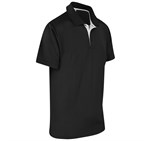 Kids Tournament Golf Shirt Black